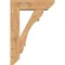 Ekena Millwork Olympic Slat Smooth Bracket w/ Offset Brace, Western Red Cedar, 7 1/2"W x 26"D x 38"H BKT0806X26X38OLY06SWR - alternate 3